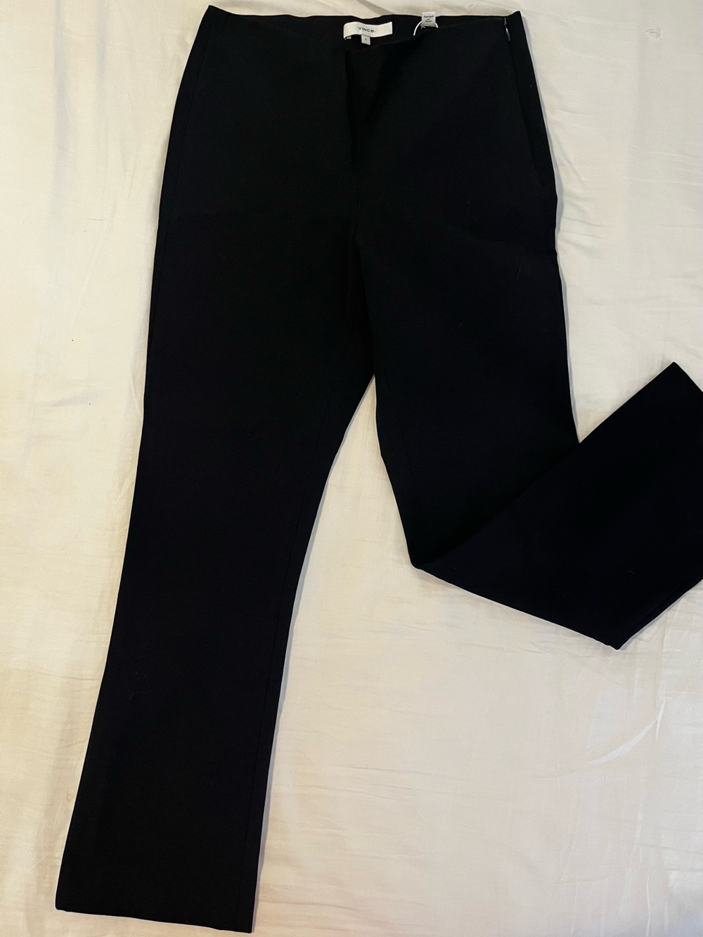 Vince Black Trousers- Tailored Straight-Leg NWT